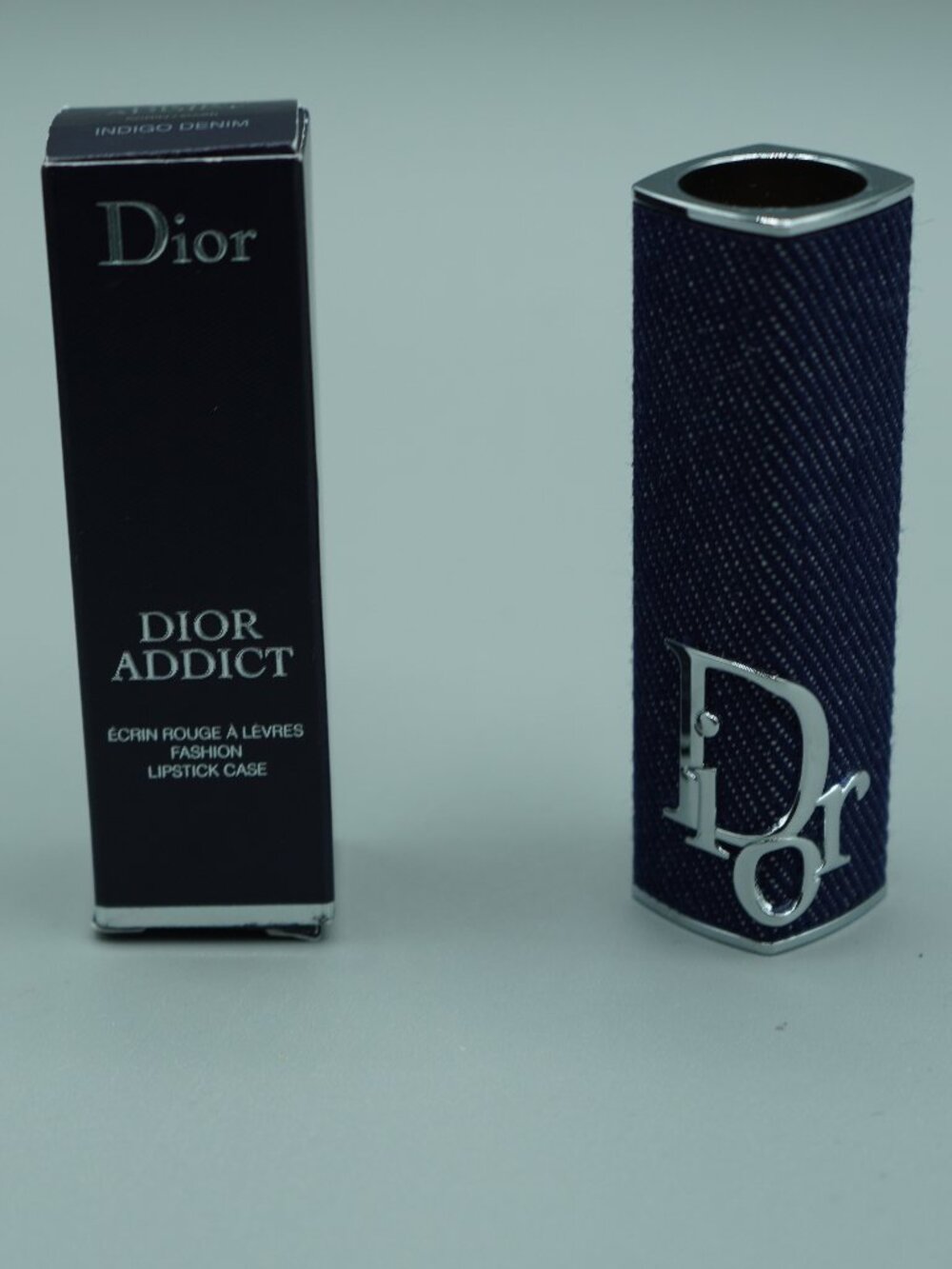 Dior Addict Lipstick‎ CASE ONLY Indigo Denim NEW IN BOX Limited Edition